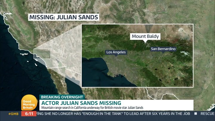 Julian Sands missing