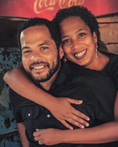 Tamla Horsford with her husband, Leander Horsford